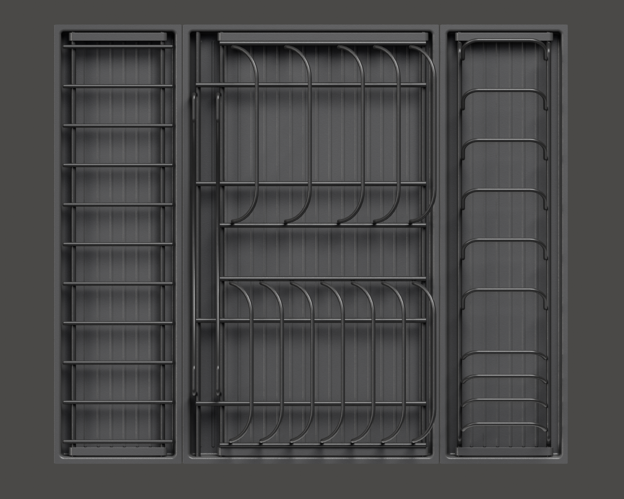 Сушка выдвижная Ф125 Дайнинг Агент 600 мм крепление к фасаду Kessebohmer | официальный магазин